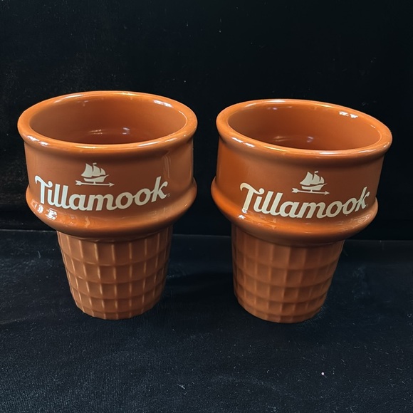 Tillamook Ice Cream Cone Mugs - Picture 1 of 4